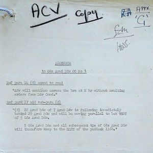 July War Diary, G Branch Guards Armoured Division, 1944