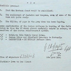 July War Diary, Guards Armoured Division, G Branch, 1944