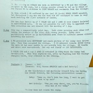 July War Diary, Guards Armoured Division, G Branch, 1944