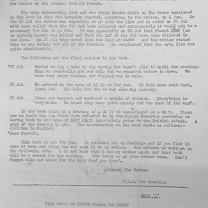 August War Diary, Guards Armoured Division, G Branch, 1944