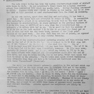 August War Diary, Guards Armoured Division, G Branch, 1944