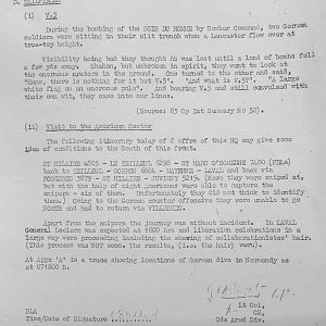 August War Diary, Guards Armoured Division, G Branch, 1944