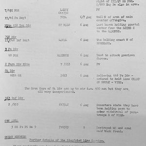 August War Diary, Guards Armoured Division, G Branch, 1944