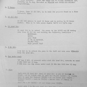 August War Diary, Guards Armoured Division, G Branch, 1944
