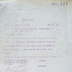 August War Diary, Guards Armoured Division, G Branch, 1944