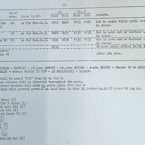 August War Diary, Guards Armoured Division, G Branch, 1944