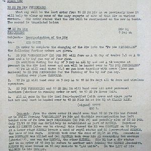 September War Diary, Guards Armoured Division, G Branch, 1944