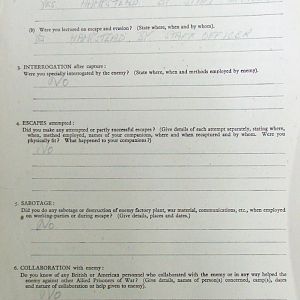 ADAMS, Cyril, 2735422, Lance Serjeant, 3rd Battalion WELSH GUARDS, Captured Italy, 21 Jun 1944 - WO 344-2-1