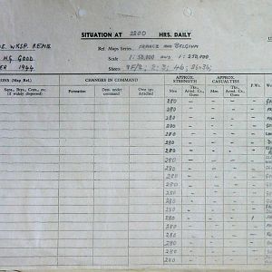 September War Diary, 5th Guards Armoured Brigade Workshops, REME, 1944