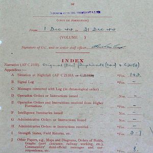 December War Diary, 5th Guards Armoured Brigade Workshops, REME, 1944