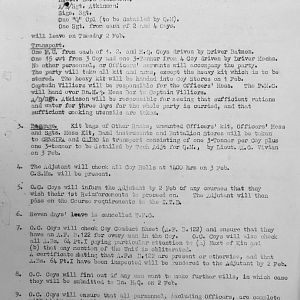 February War Diary, 6th Motor Battalion GRENADIER GUARDS, 1943