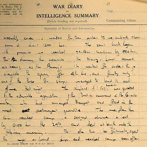 August War Diary, 6th Motor Battalion Grenadier Guards, 1943