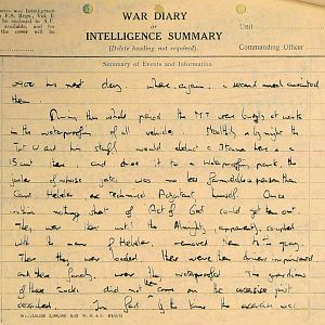 August War Diary, 6th Motor Battalion Grenadier Guards, 1943