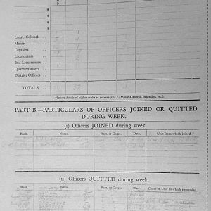 February War Diary, 6th Battalion, Grenadier Guards, Jan - Mar 1944