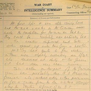 March War Diary, 6th Battalion, Grenadier Guards, Jan - Mar 1944