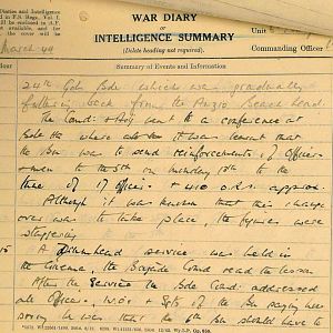 March War Diary, 6th Battalion, Grenadier Guards, Jan - Mar 1944