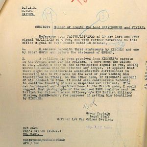 Murders of Brabourne & Vivian