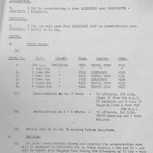 September 1939 War Diary, 7 Guards Brigade, Headquarters