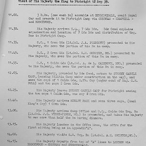 September 1939 War Diary, 7 Guards Brigade, Headquarters
