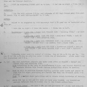 October 1939 War Diary, 7 Guards Brigade, Headquarters