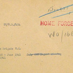 May 1940 War Diary, 20 Guards Brigade, Headquarters