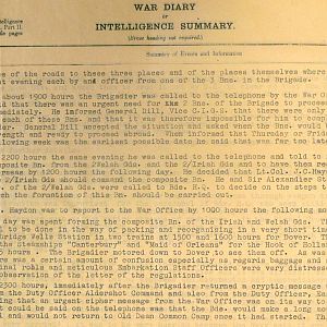 May 1940 War Diary, 20 Guards Brigade, Headquarters