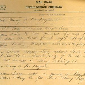 September & October 1940 War Diary, 20 Guards Brigade, Headquarters