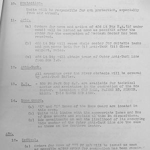 February 1941 War Diary, 20 Guards Brigade, Headquarters