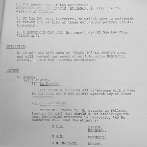 April 1941 War Diary, 20 Guards Brigade, Headquarters