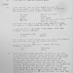 February 1940 War Diary, 3rd Battalion, Grenadier Guards