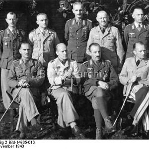 Reimann, Neuffer, Krause, Köhnke, Wolters, Freiherr [Fritz] von Broich, von Sponeck, von Liebenstein, Bassenge
