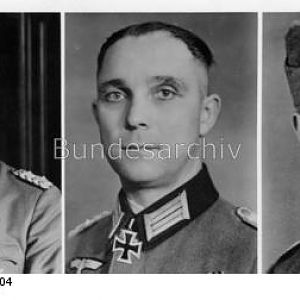 BREITH, Hermann (7 May 1892 – 3 September 1964) left, BAEKE Franz, middle & KARL Josef, right