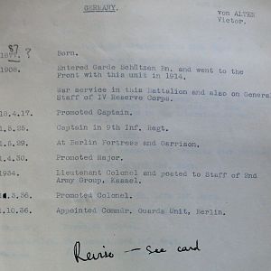 A-B Who's Who of senior German Army officers (Birley's Bible)