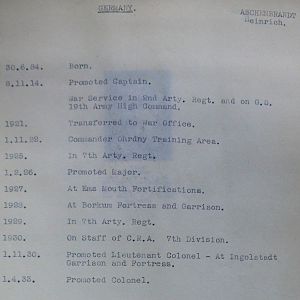 A-B Who's Who of senior German Army officers (Birley's Bible)