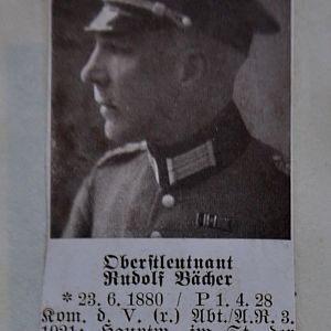 A-B Who's Who of senior German Army officers (Birley's Bible)