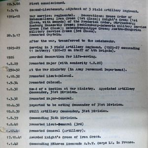 A-B Who's Who of senior German Army officers (Birley's Bible)