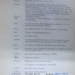 A-B Who's Who of senior German Army officers (Birley's Bible)