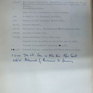 A-B Who's Who of senior German Army officers (Birley's Bible)