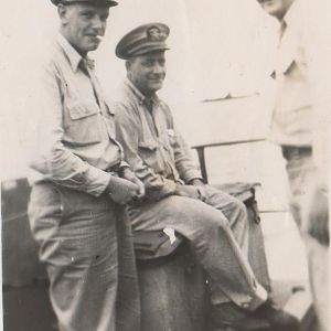 Lt Ensign Smith Ensign Woods and Lt Vlruki (Captain fo 994)