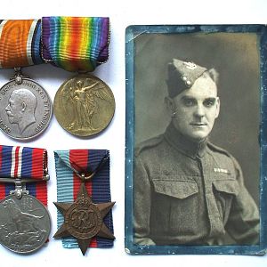 William Henry Churton with medals