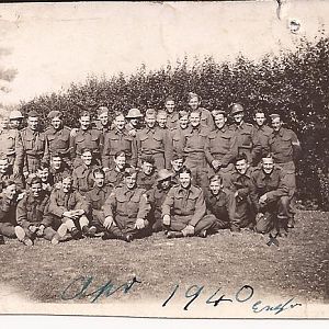 Fusilliers taken At Dog And Duck Hotel 1940 Bognor