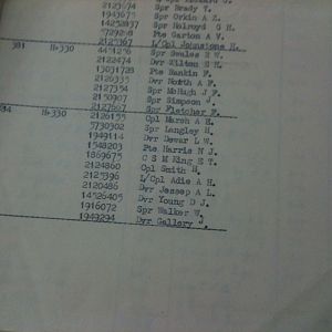 84 Fd Coy RE - Nominal Roll - May 1944