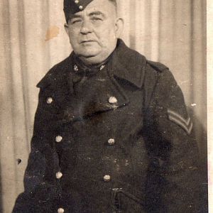 Robert in WW2 East Lancs Cap Badge