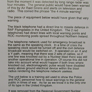 Royal Observer Corps, Northern Ireland