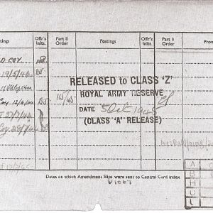 Spr Edward Albert Dyos - Army Records