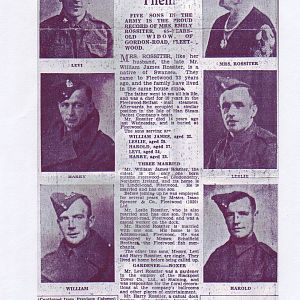 Newsclipping re the Rossiter Brothers