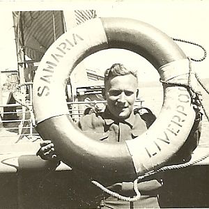 RMS Samaria - "Taken on the boat coming over In June"