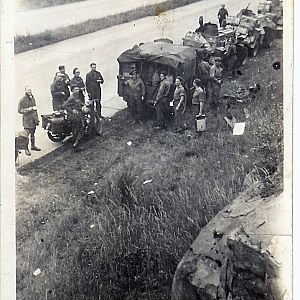 Tea stop on autobahn