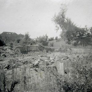 The ruins of the school at Arnhem