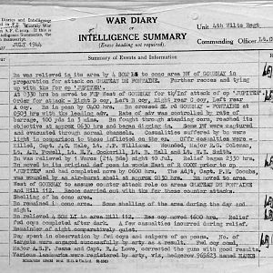 4th Wilts war diary For 11 July 1944